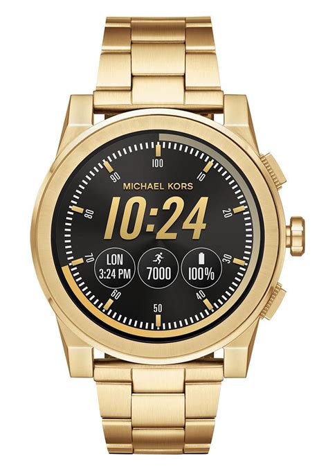 michael kors smart wacht che|Men's Black Smartwatches .